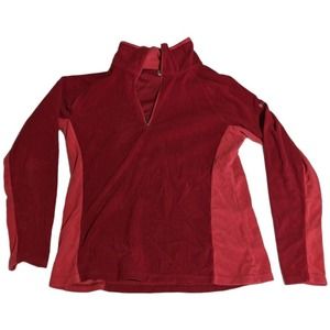 Women's Colombia LightRed Jacket Pullover Size Large Lightweight Pre-Owned